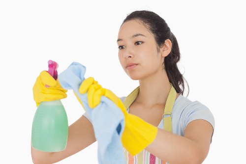 Bermondsey cleaner maintaining a spotless living space