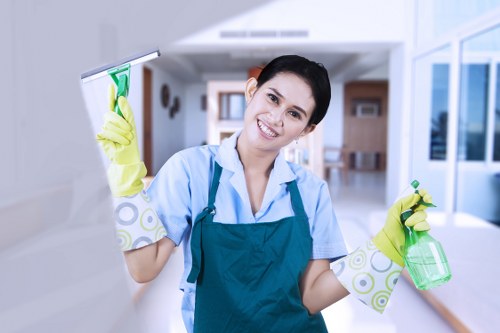 Safe manual handling during cleaning work